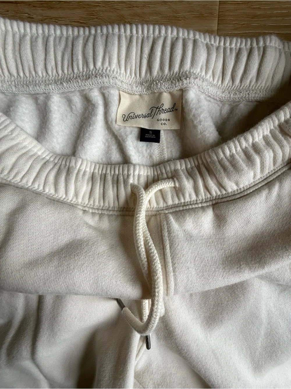 Universal Thread Off-White Drawstring Sweatpants - Picture 5 of 8